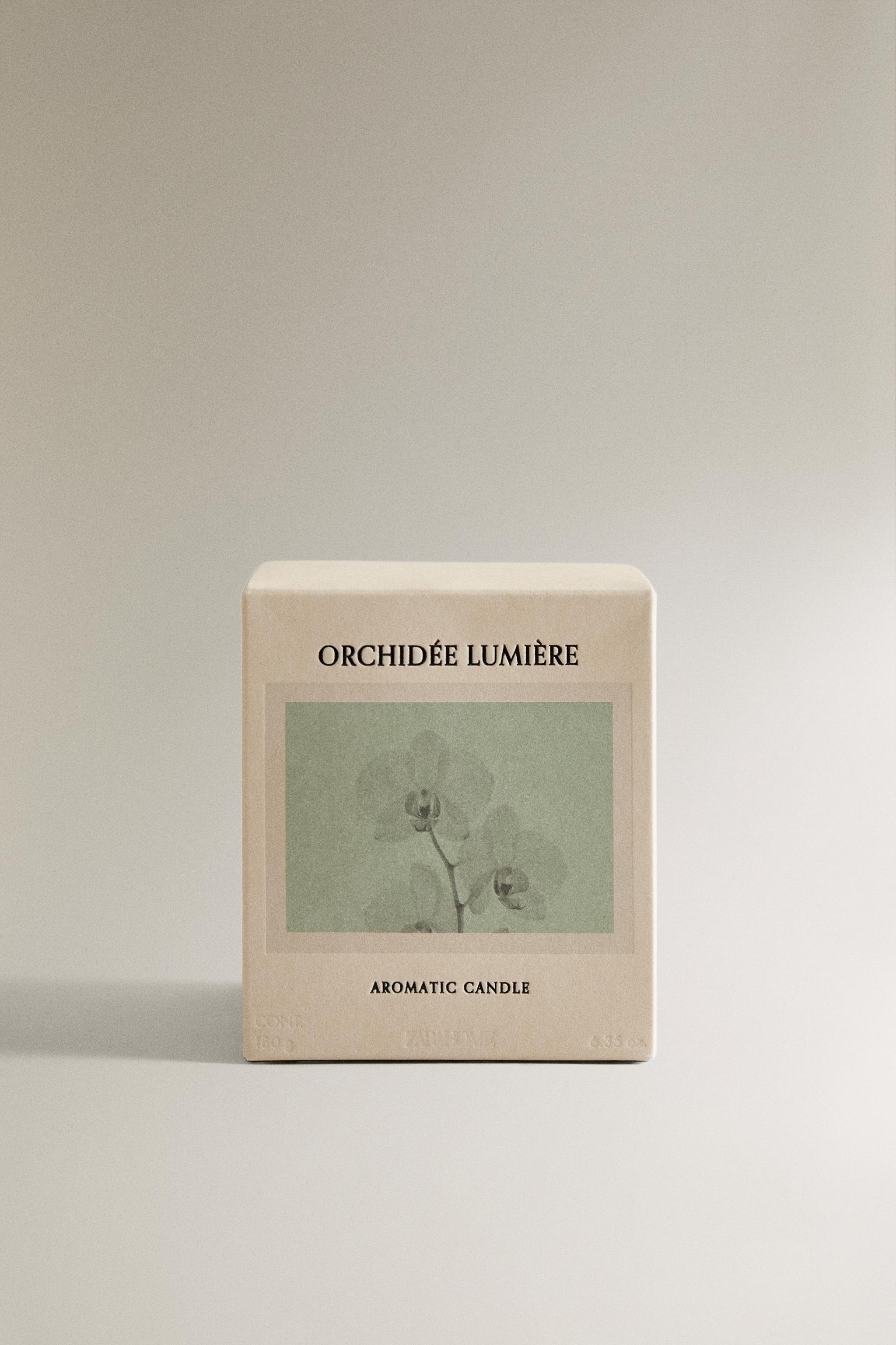 G) BOUGIE PARFUMÉE ORCHIDÉE LUMIÈRE